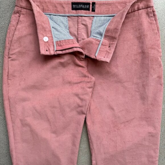 WILDFANG Essential Trouser Rose Brown Size 10 - Picture 7 of 9